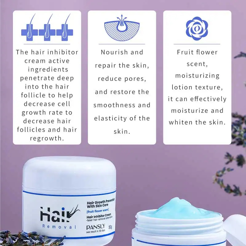 Hair Growth Inhibitor Hair Removal Permanent Cream benefits