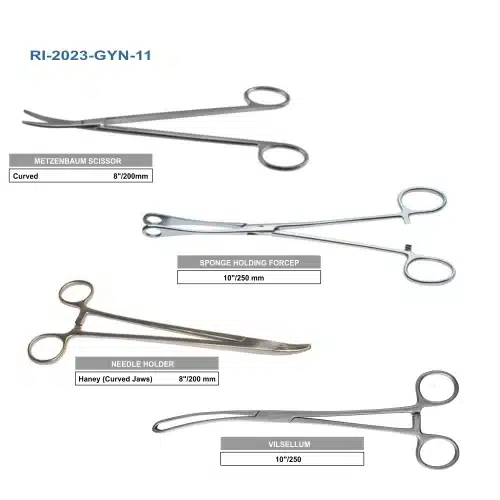 Premium Gynecology Instrument Set | Complete Surgical Tools for OB/GYN Procedures - Image 2